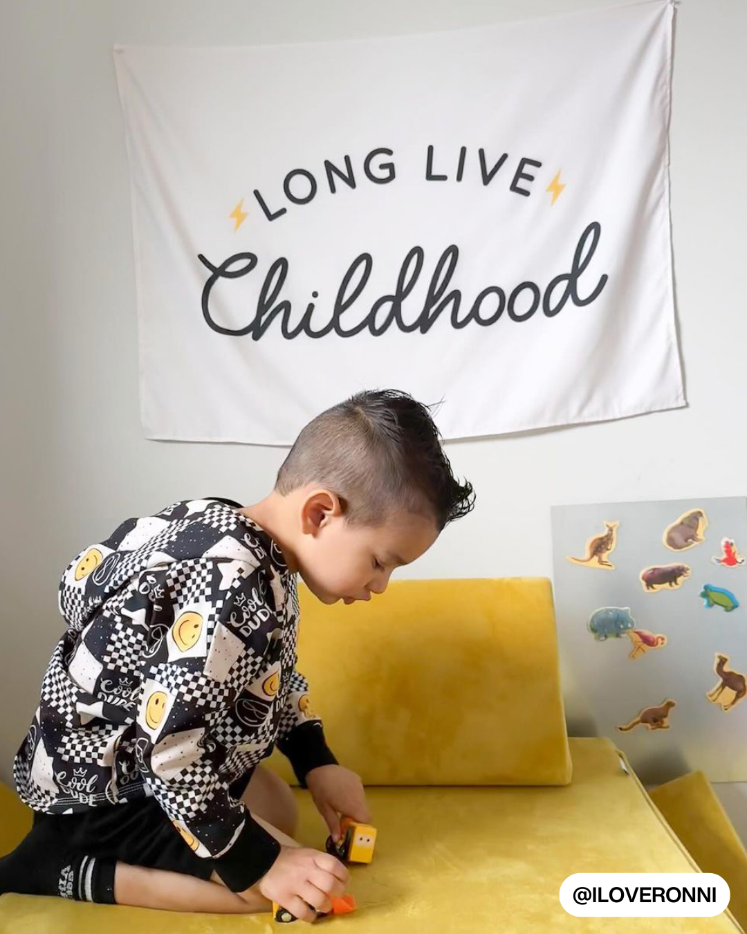 Long Live Childhood Banner (Neutral)
