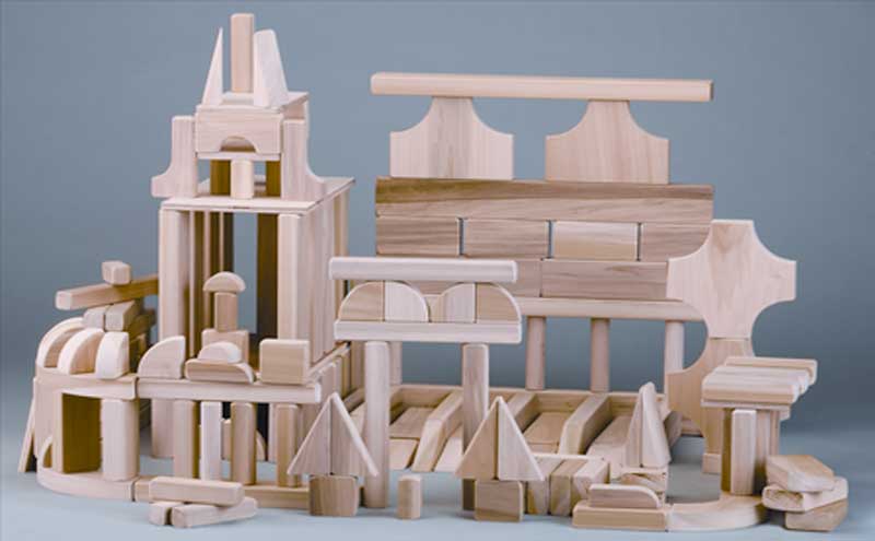 Solid Hardwood Play blocks - Made in Canada