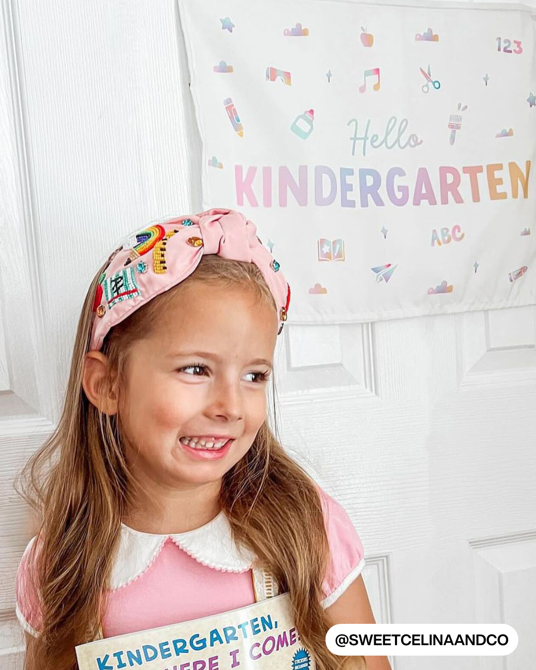 Hello Kindergarten Banner (Light)