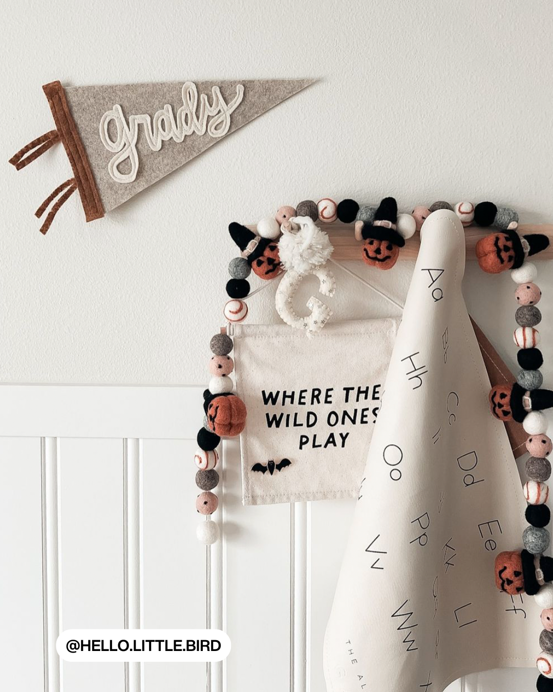 Where The Wild Ones Play Canvas Hang Sign