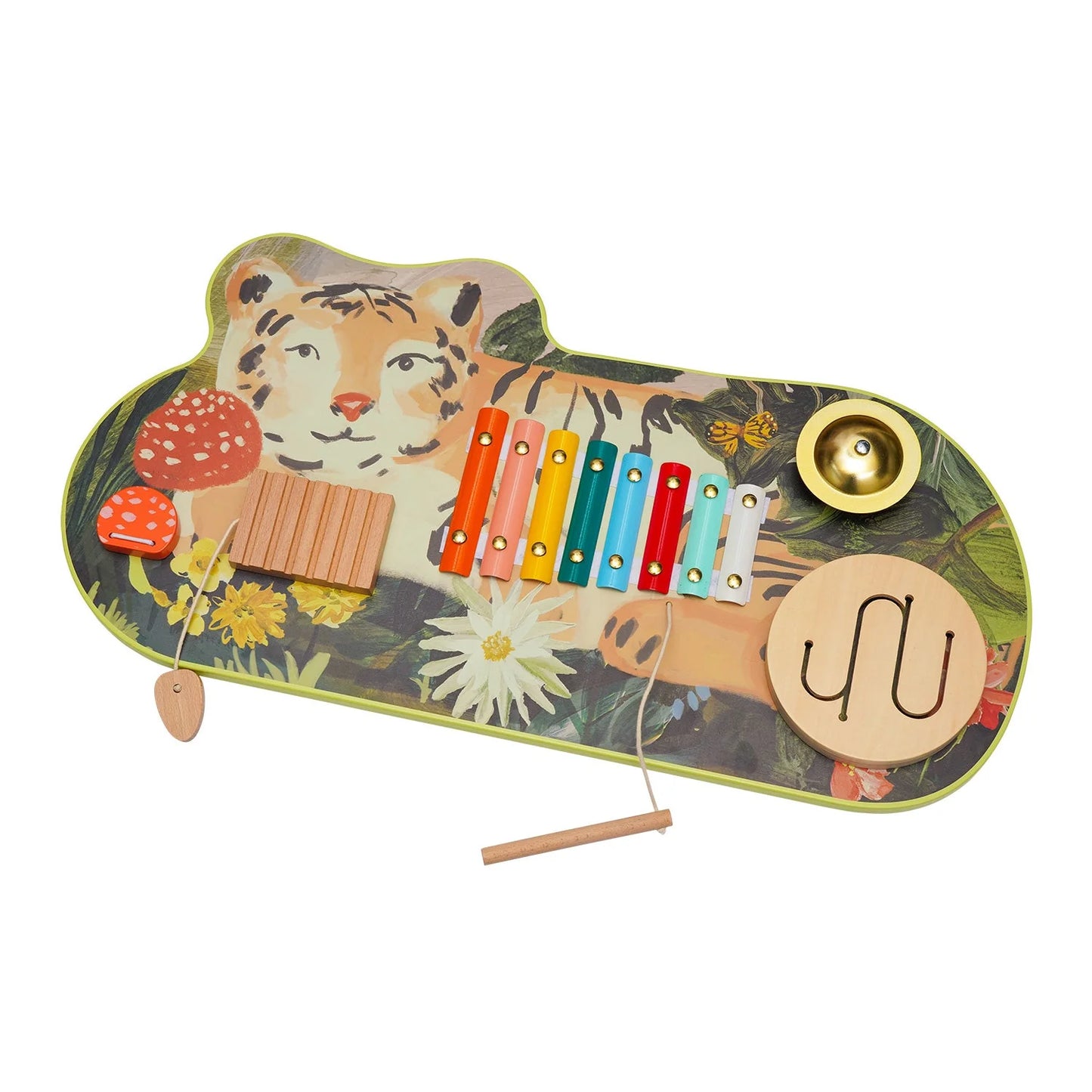 Tiger Tunes Wooden Activity Toy by Manhattan Toy
