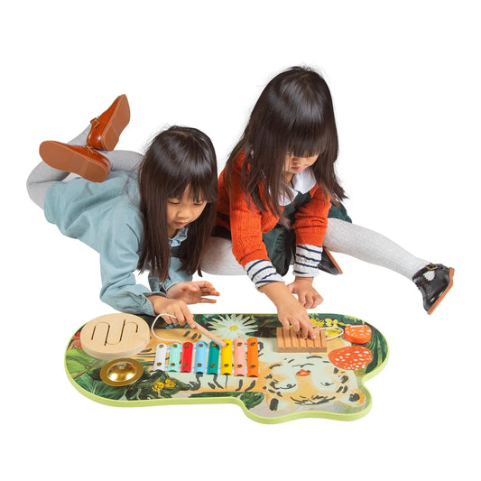 Jouet d'activité en bois Tiger Tunes par Manhattan Toy