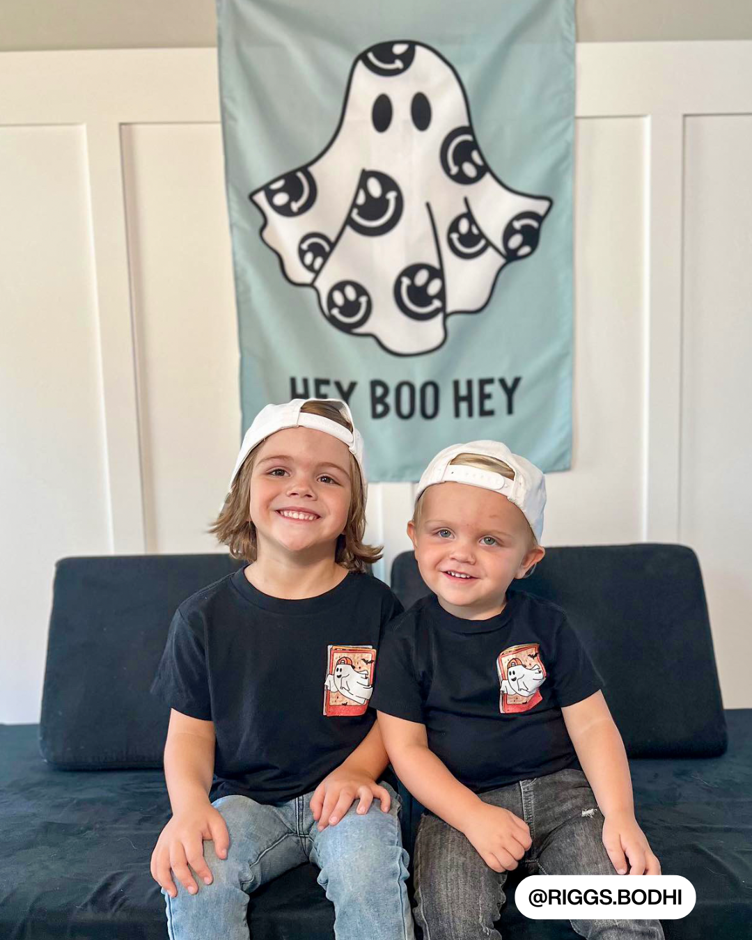 Hey Boo Hey Banner (Blue)