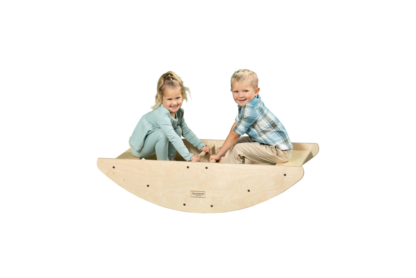 Hardwood Rocking Boat - Made in Canada