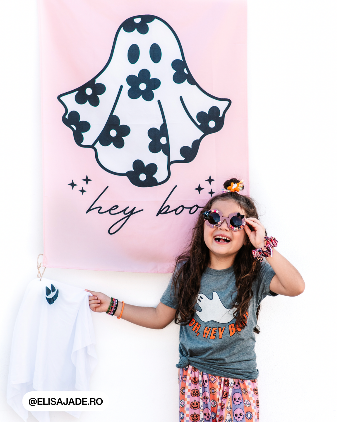 Hey Boo Banner (Pink)