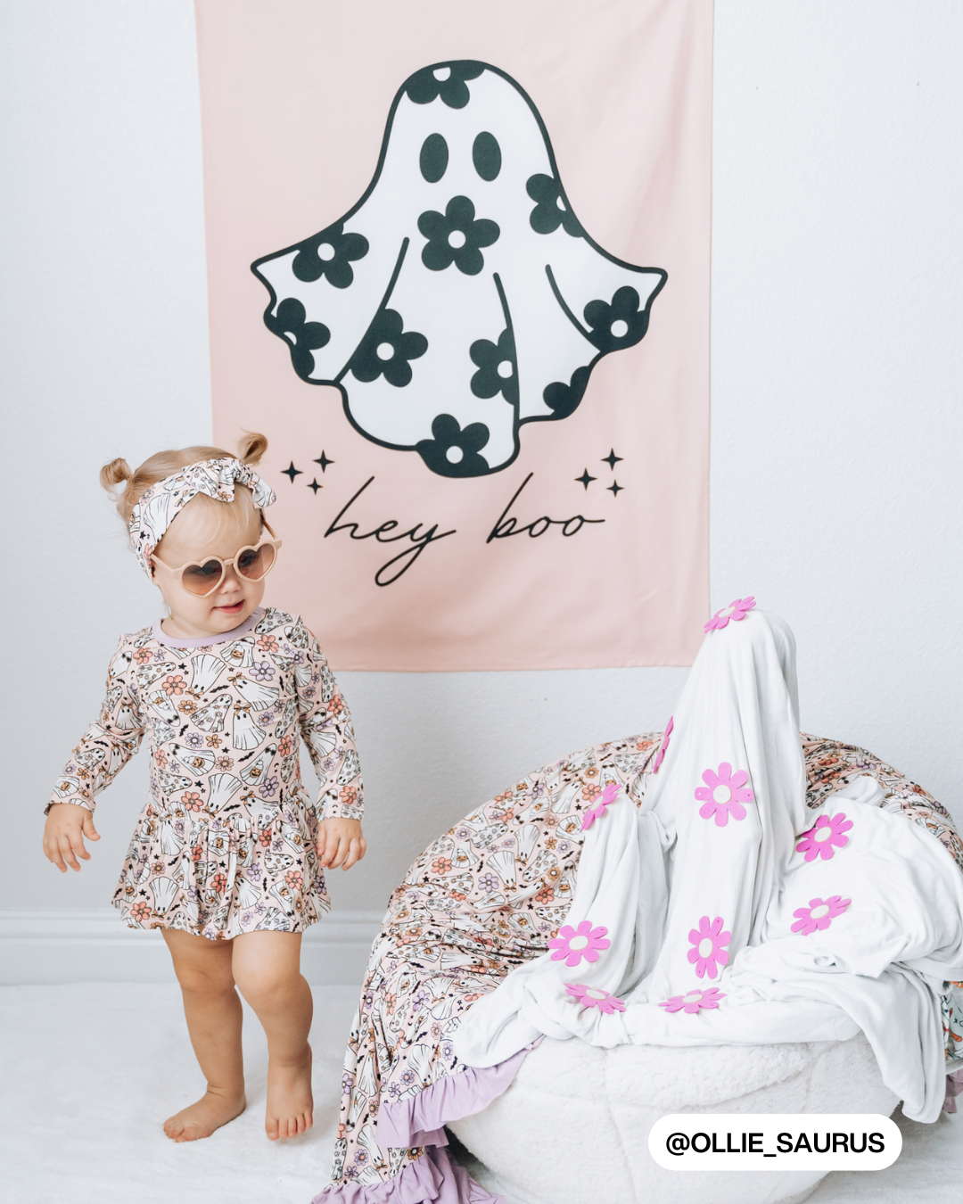 Hey Boo Banner (Pink)