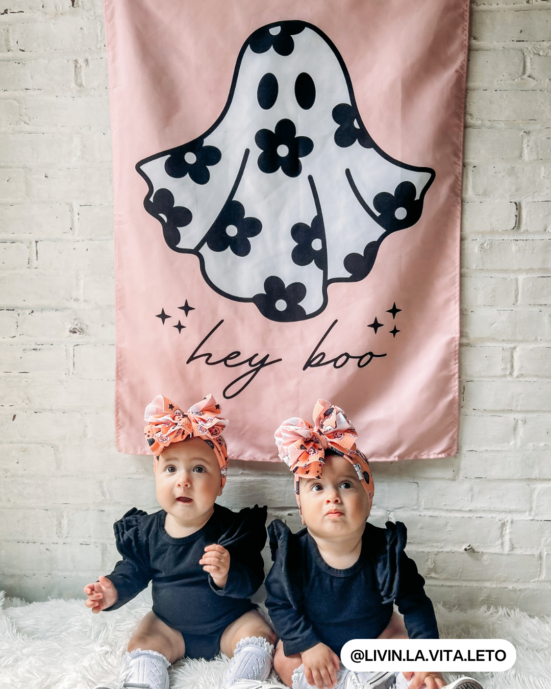 Hey Boo Banner (Pink)