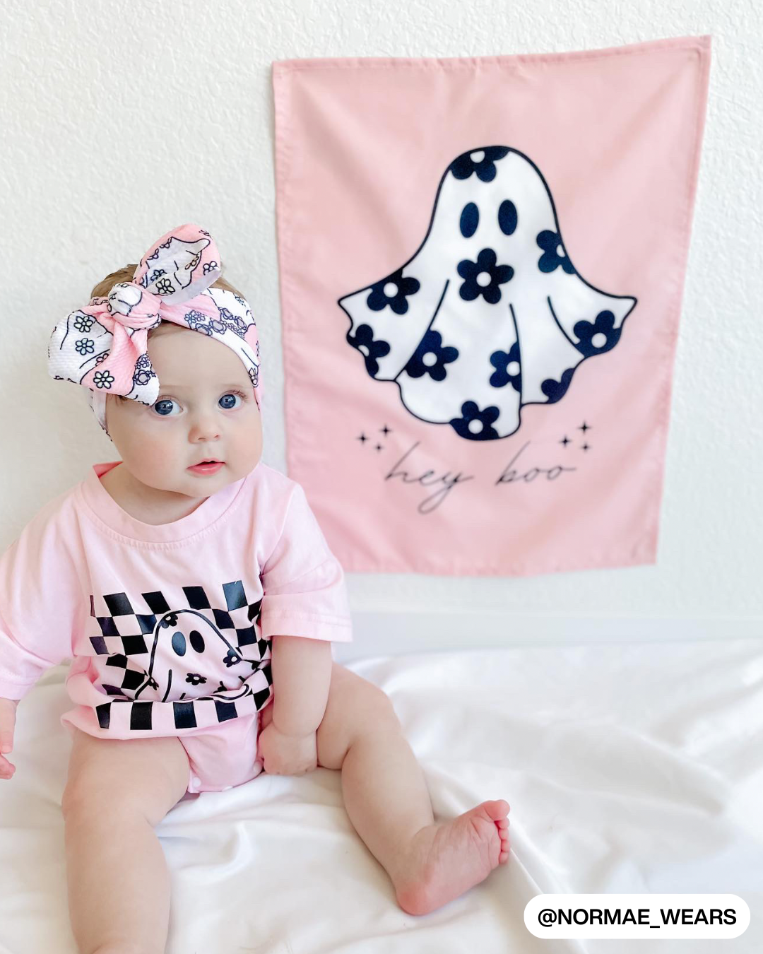 Hey Boo Banner (Pink)