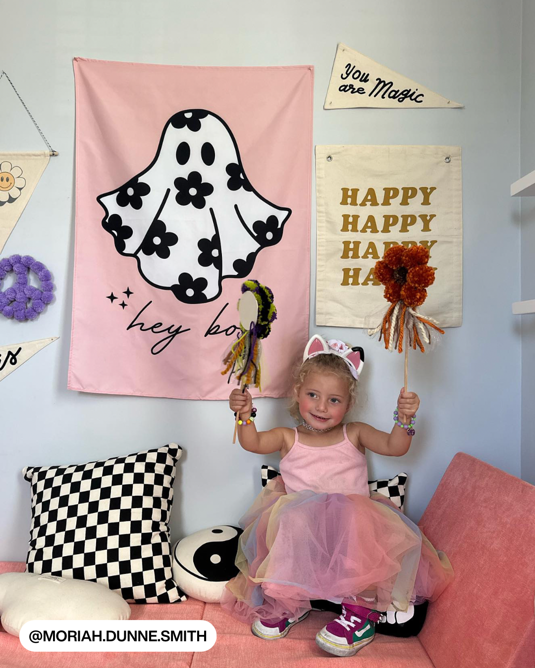 Hey Boo Banner (Pink)