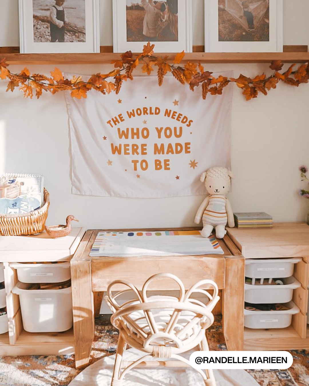 The World Needs Who You Were Made To Be Banner (Neutral)