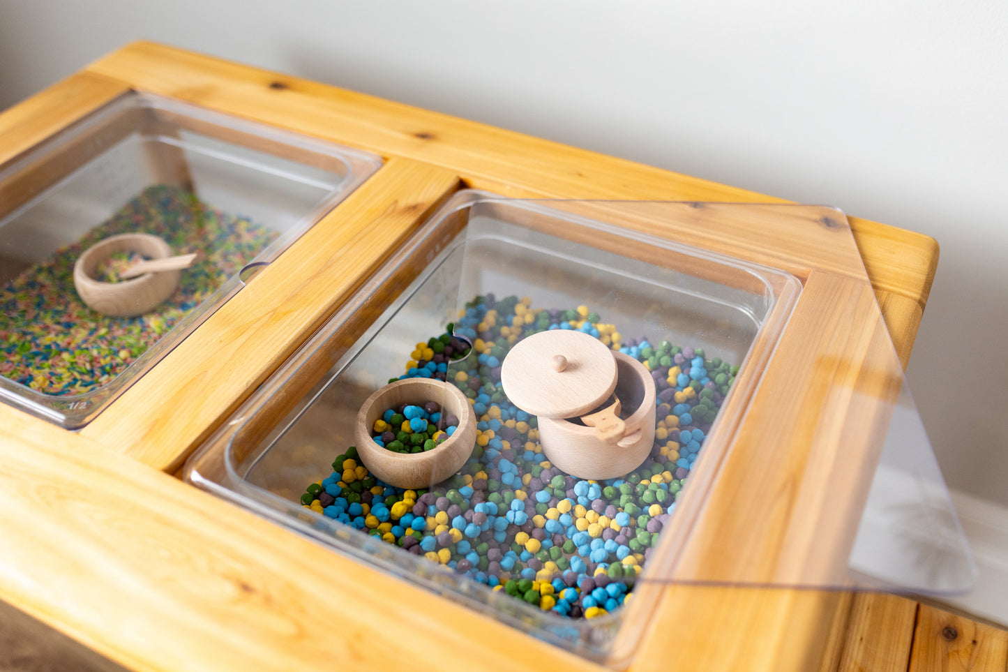 The Essential Dual Bin Sensory Table