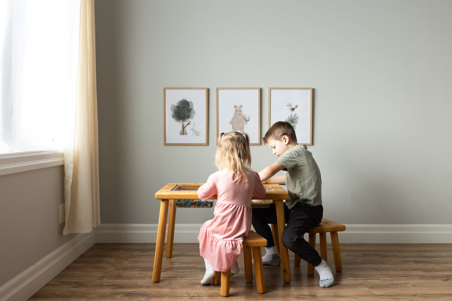 The Essential Dual Bin Sensory Table