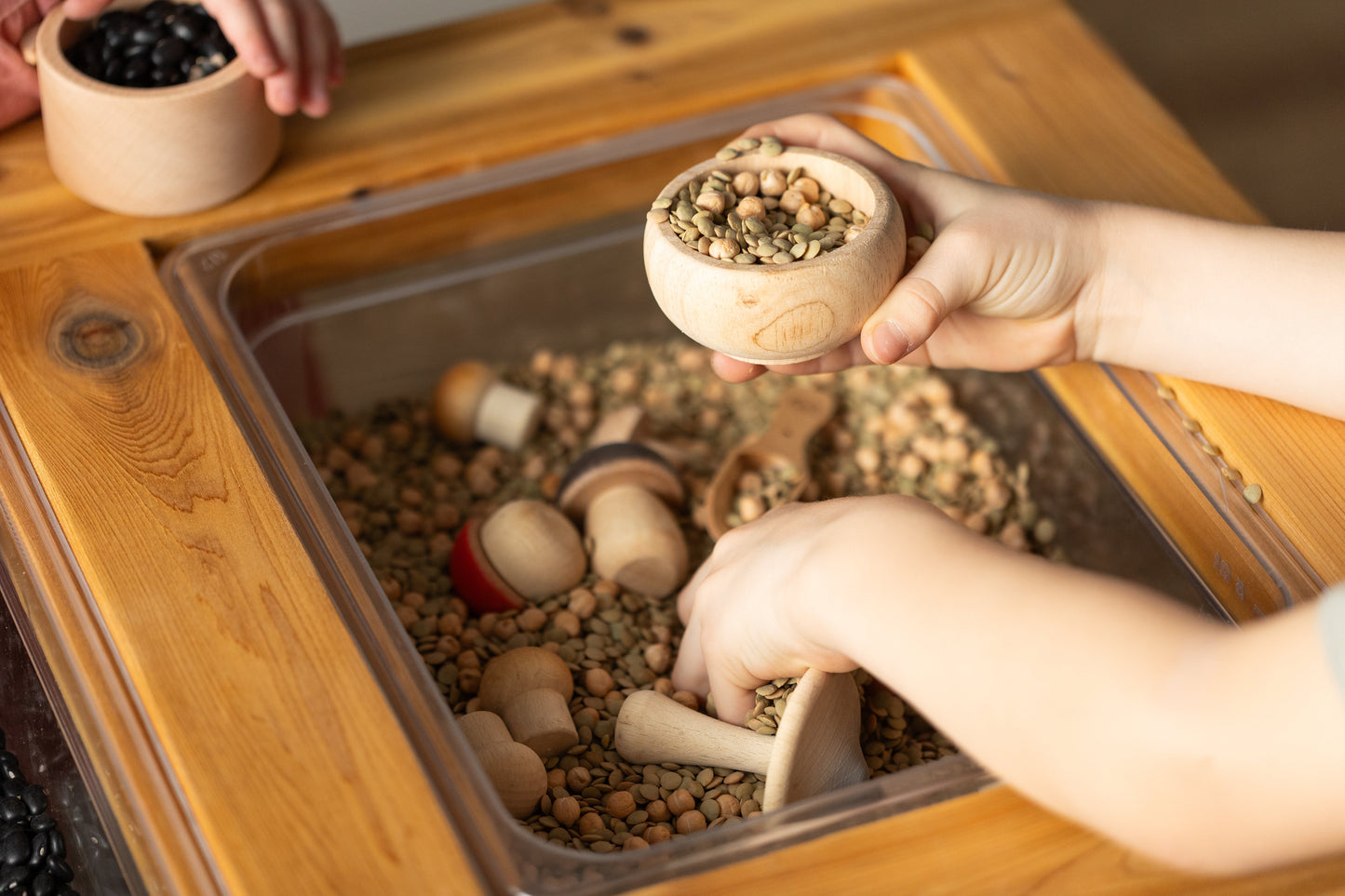 The Essential Three Bin Sensory Table