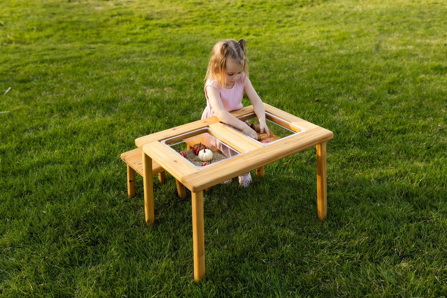 The Essential Dual Bin Sensory Table