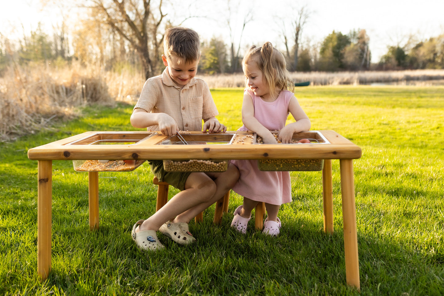 The Essential Three Bin Sensory Table