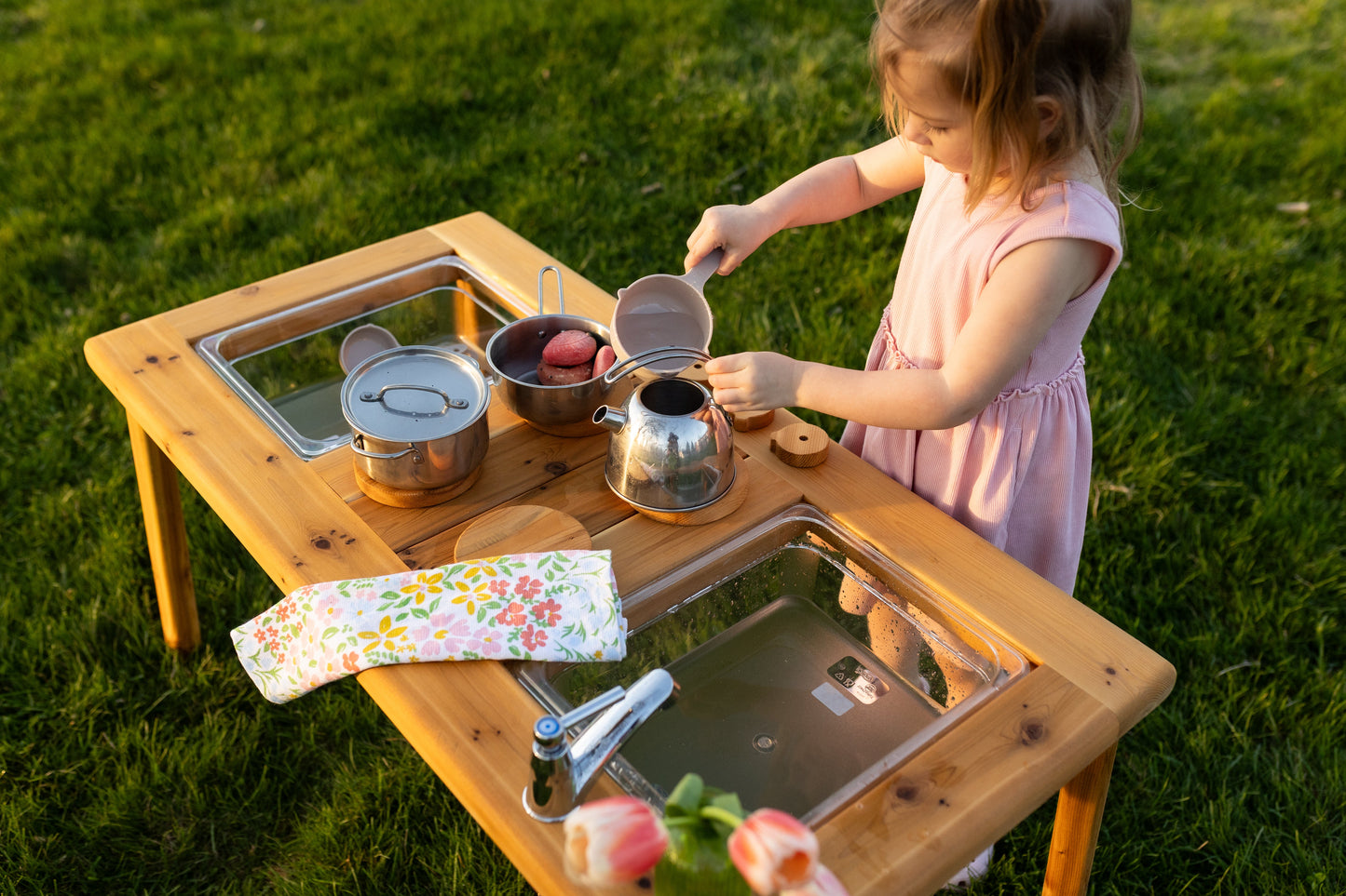 The Essential Dual Bin Mud Kitchen