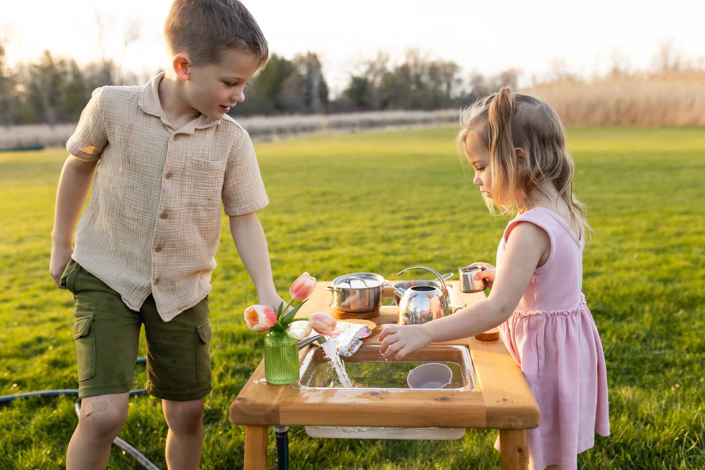 The Essential Dual Bin Mud Kitchen