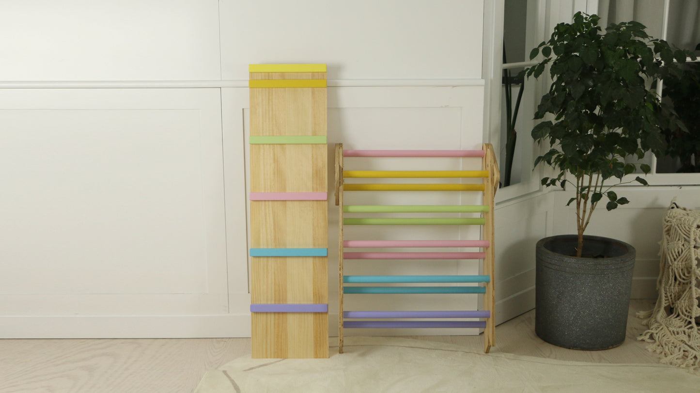 Olive- Pikler Triangle Ladder and Climber Slide - by Avenlur
