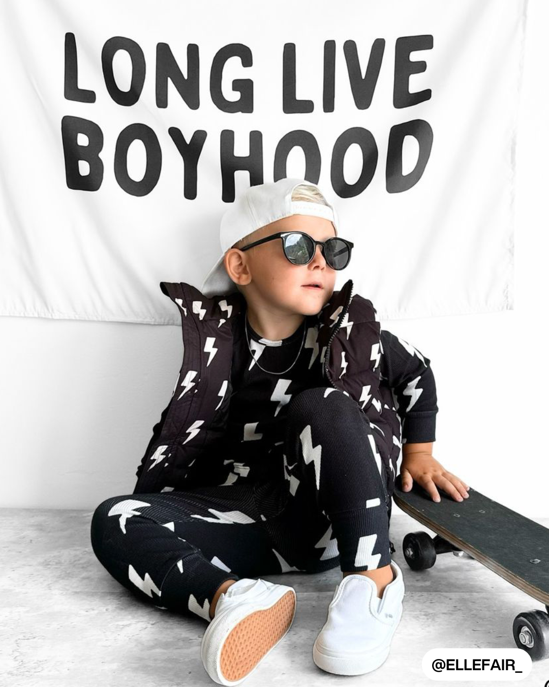 Long Live Boyhood Banner (Natural)