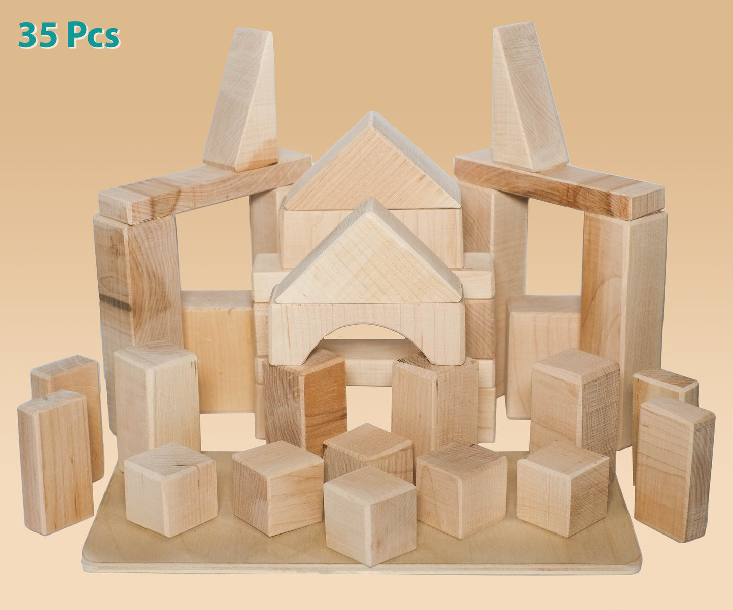 35 Piece Harrison Block Set - Unit Blocks Made in Canada