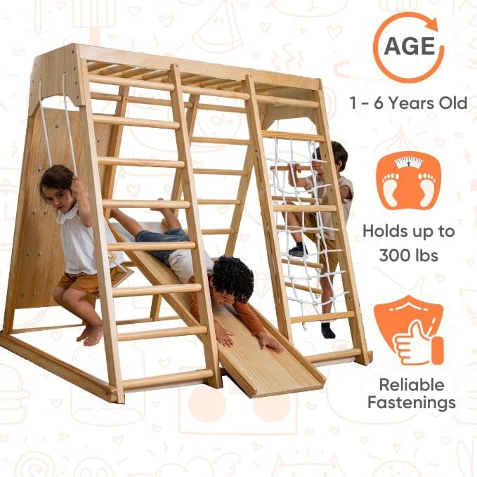 Magnolia - Coffret de jeu 7 en 1 en bois véritable par Avenlur