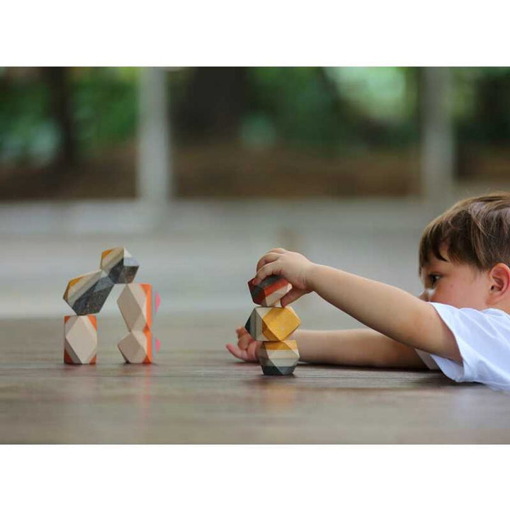 Geo Stacking Rock by PlanToys
