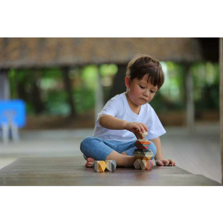 Geo Stacking Rock by PlanToys