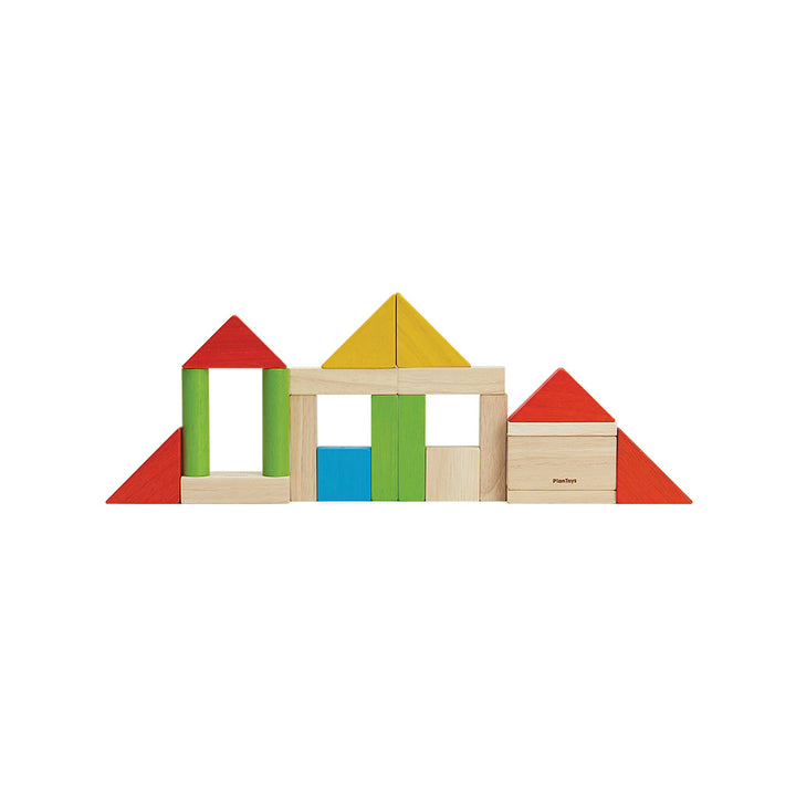 40 Colourful Unit Blocks by PlanToys
