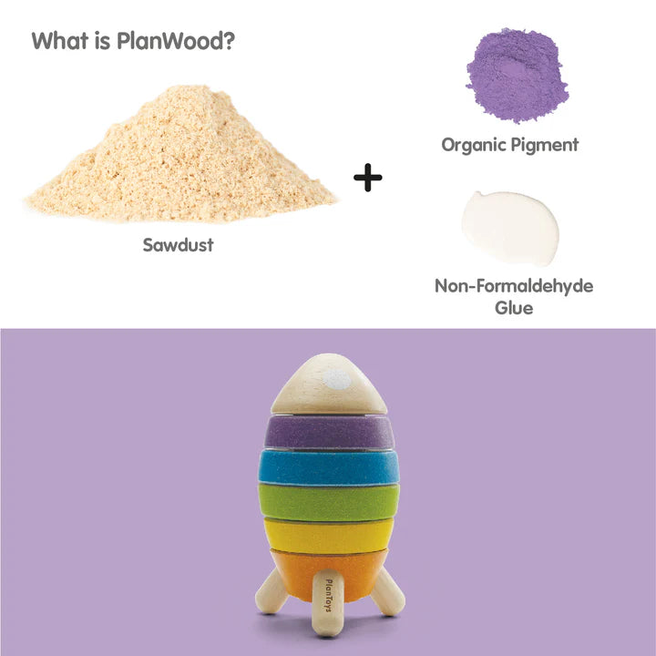 Stacking Rocket by PlanToys