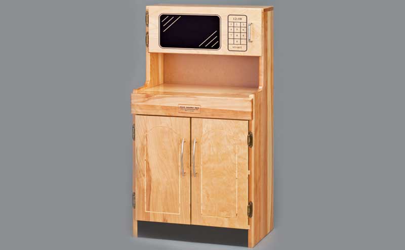Armoire de jeu en bois dur – Fabriquée au Canada