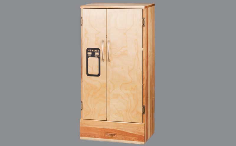 Hardwood Play Refrigerator - Made in Canada