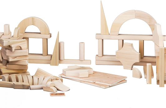 Blocs de jeu en bois massif - Fabriqués au Canada