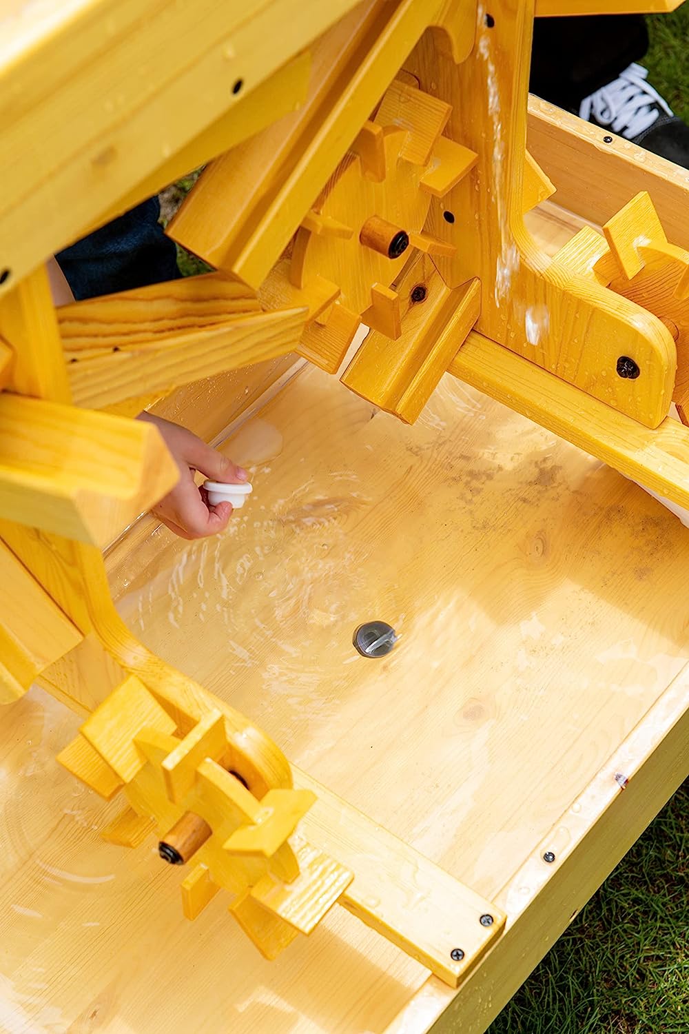 Outdoor Wooden Water Table For Kids, Toddlers by Avenlur