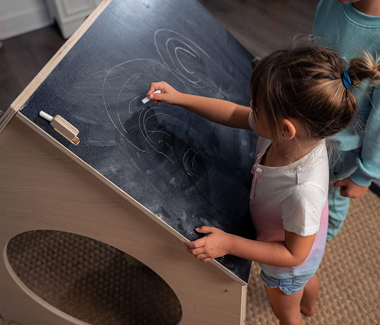 Evergreen- Children's Playhouse with Chalkboard Roof by Avenlur