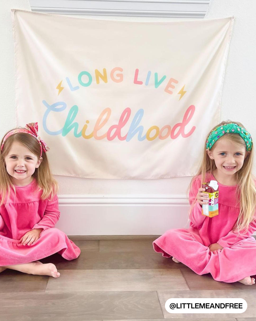 Long Live Childhood Banner (Pastel)