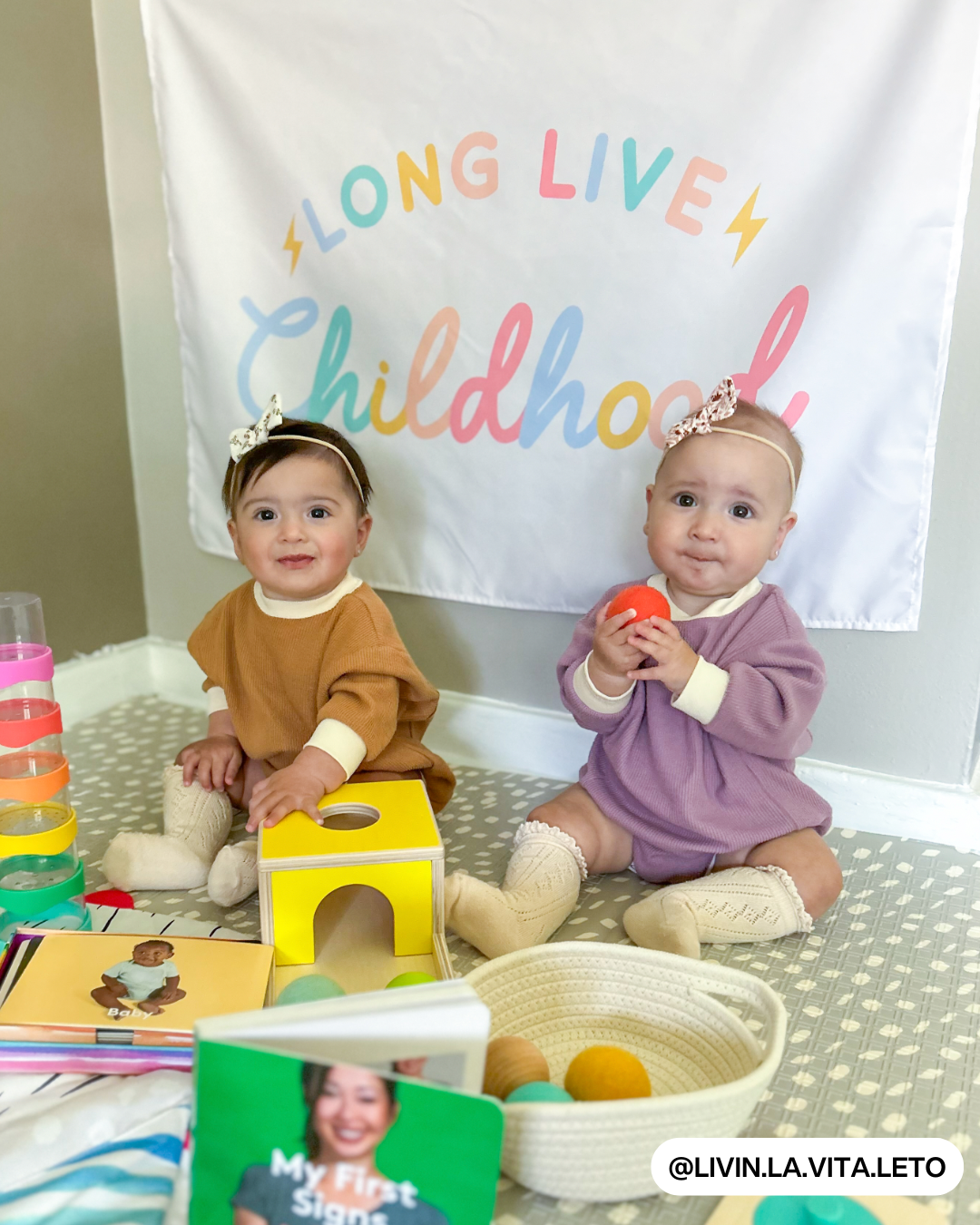 Long Live Childhood Banner (Pastel)