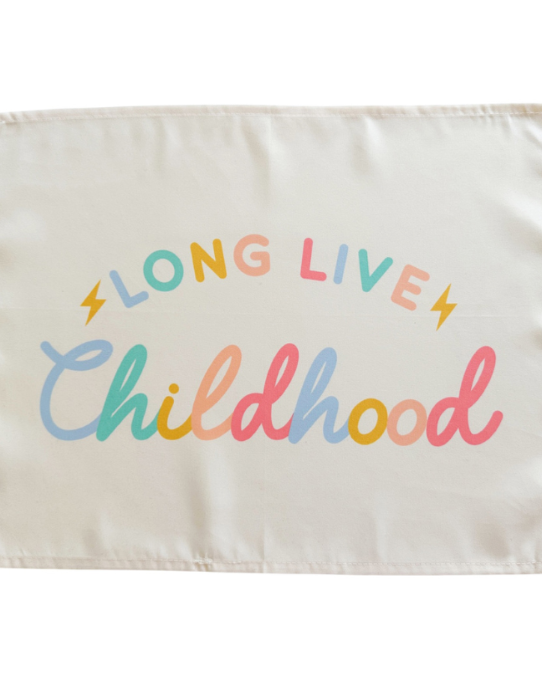 Long Live Childhood Banner (Pastel)