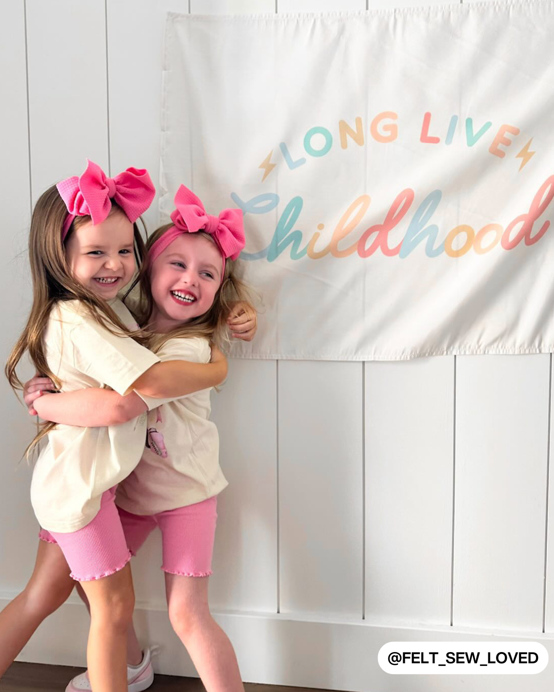 Long Live Childhood Banner (Pastel)