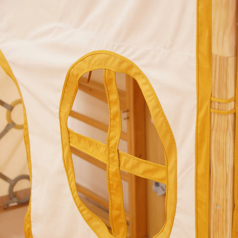 Walnut Play Tent Add-On (94.5” Standard Compatible) by Avenlur