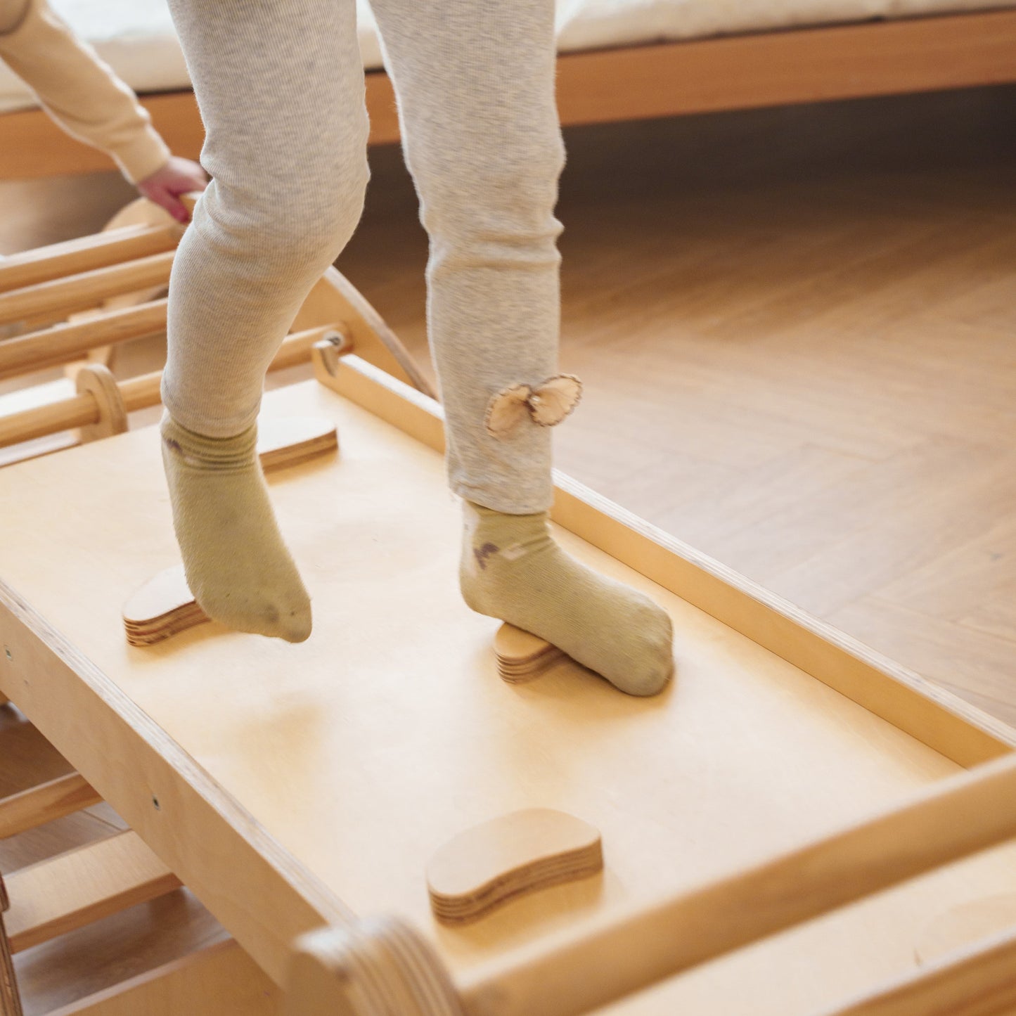 Bazel - Pikler 6-in-1 Climber with Rocker Arch and Slide Set by Avenlur