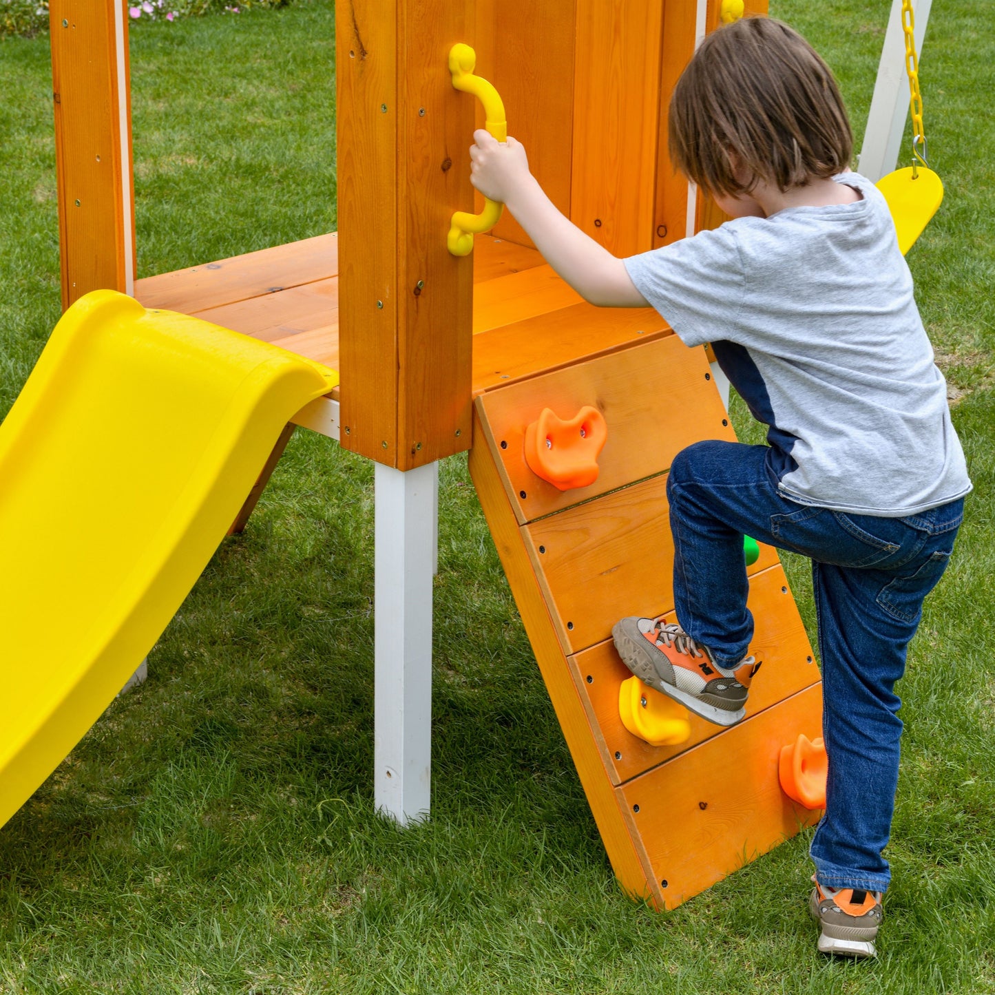 Forest Small - Outdoor Toddler Swing set by Avenlur