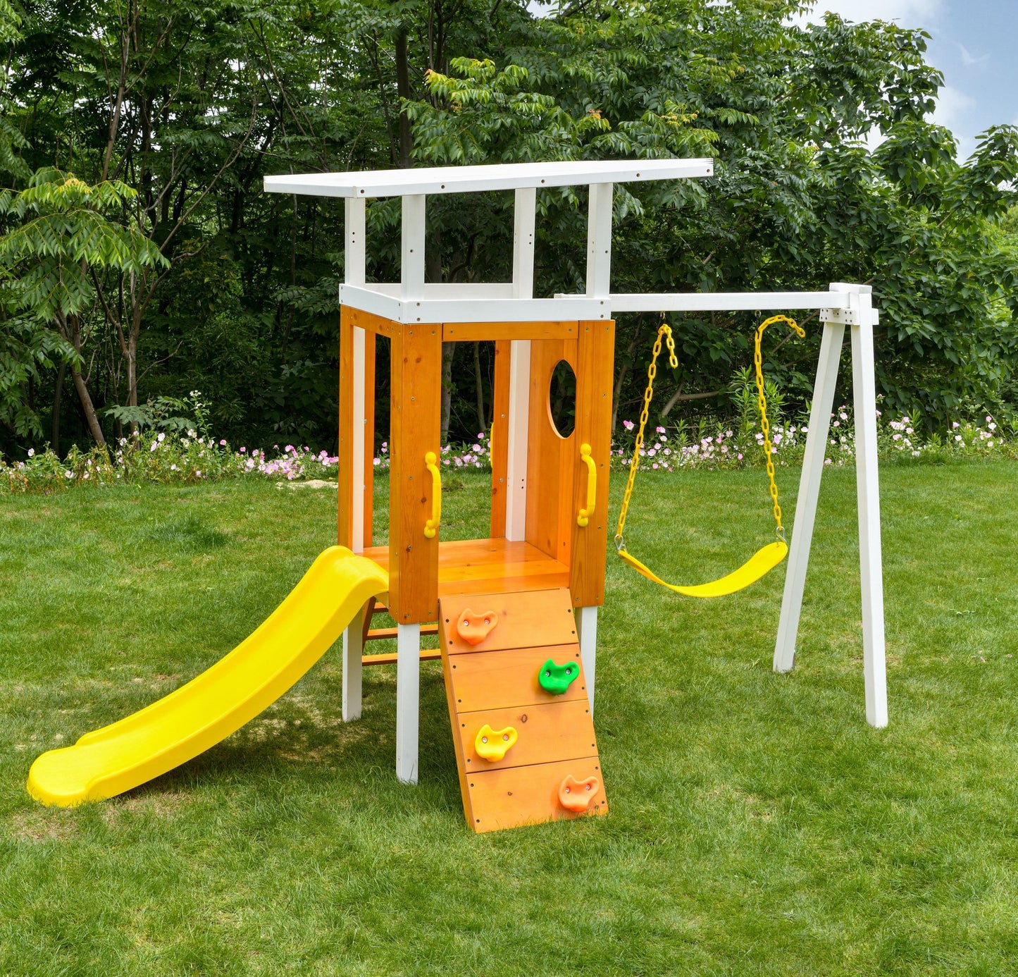 Forest Small - Outdoor Toddler Swing set by Avenlur