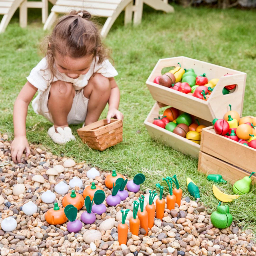 Fresh Produce Set B (Carrots, Zucchinis & Tomatoes) × 6 by PlanToys