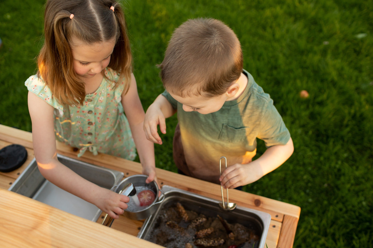 Mud Kitchen with Oven and Working Sink