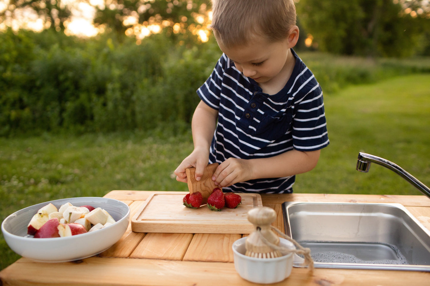 Cuisine simple en terre cuite (sans étagère)