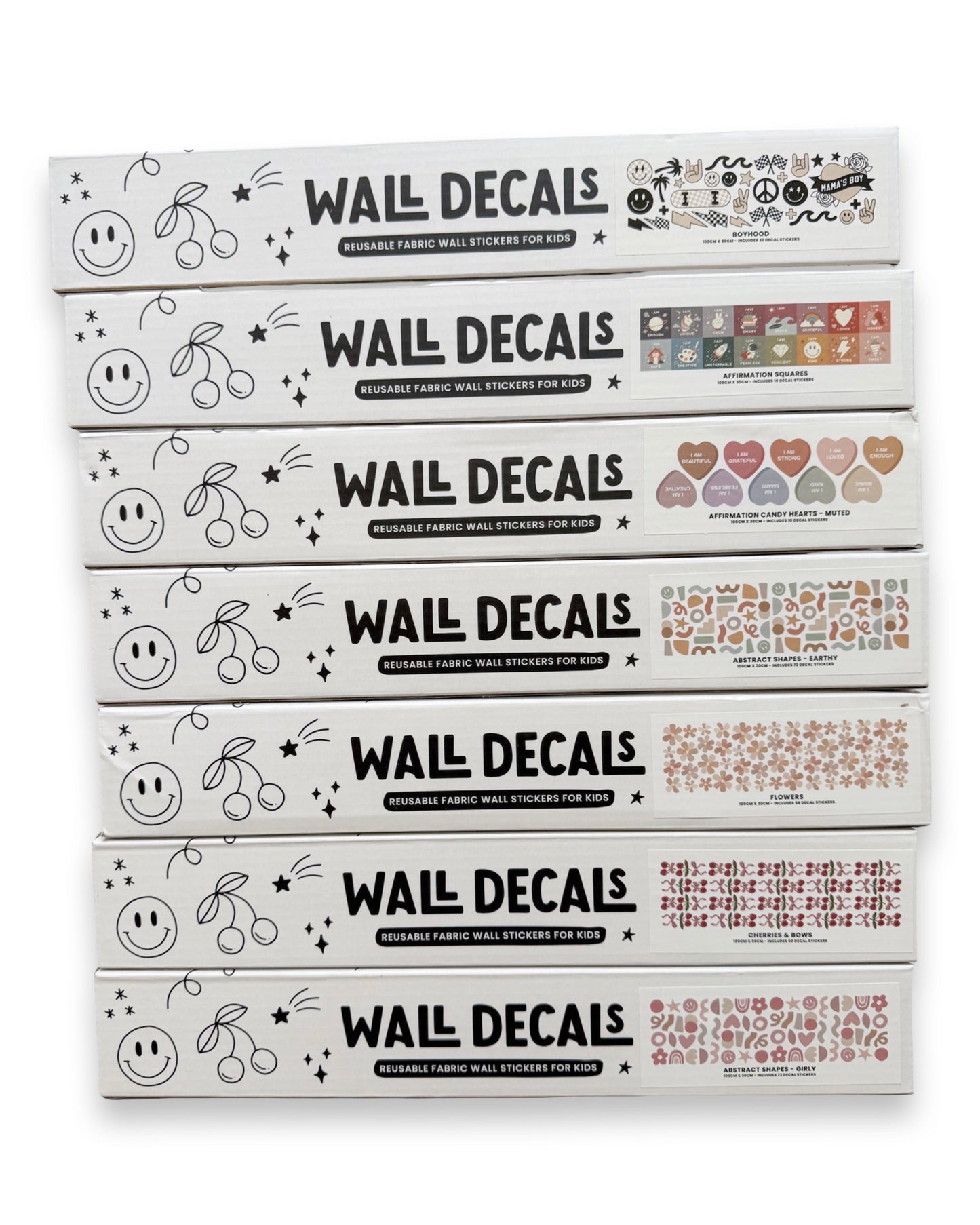 Peel & Stick Fabric Wall Stickers - Flowers