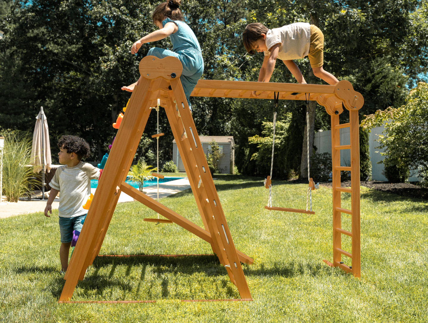 Chestnut - Jungle Gym 8 en 1 pour tout-petits par Avenlur