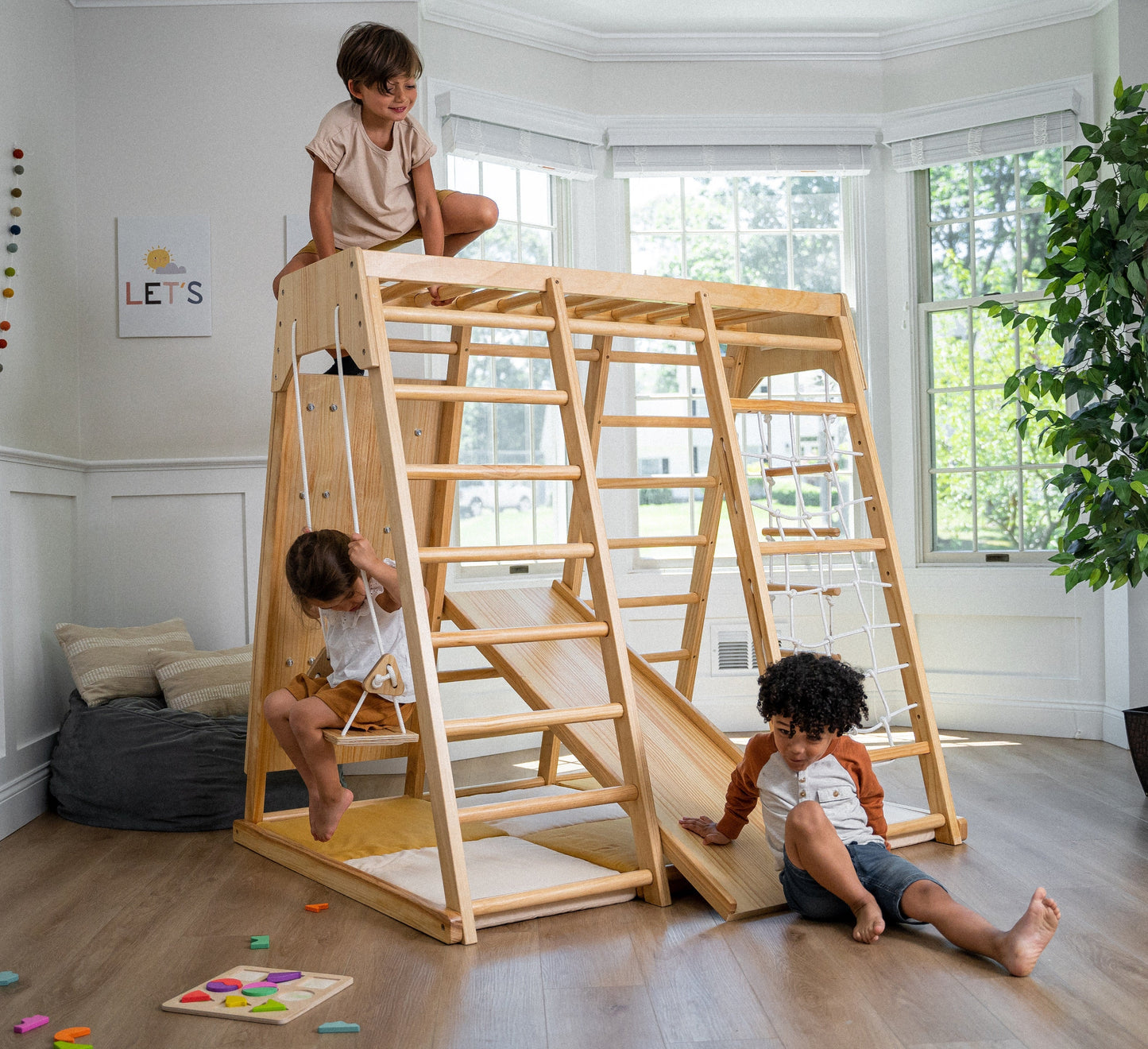 Magnolia - Coffret de jeu 7 en 1 en bois véritable par Avenlur