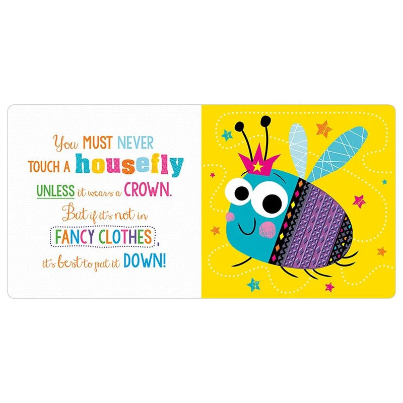 (COSMETIC DEFECT) Never Touch a Spider Board Book - Make Believe Ideas