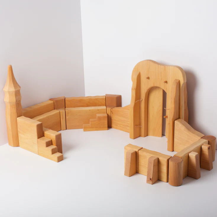 Assortiment de base de châteaux - Jouets en bois Ostheimer